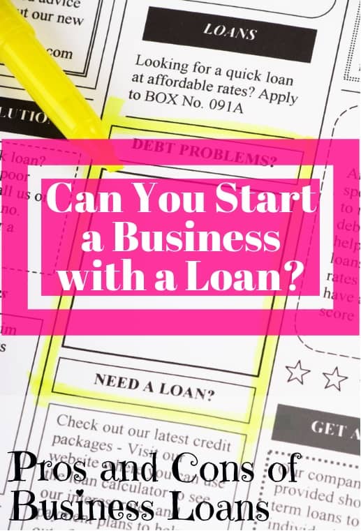 should you use a personal loan to start a business